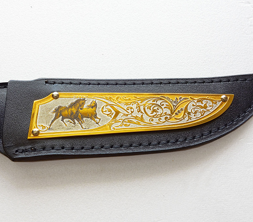 Сувенирный нож "Лошадь". Златоуст купить с доставкой Сувенирный нож "Лошадь". Златоуст