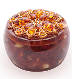 Оригинальная шкатулка из янтаря