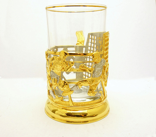 Подарочный подстаканник "Футбол" купить с доставкой Подарочный подстаканник "Футбол"